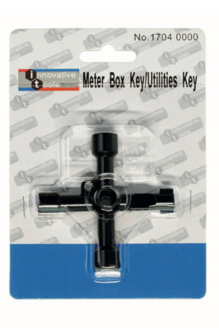 Innovative Tools - 4-Way Meter Box Key / Utilities Key